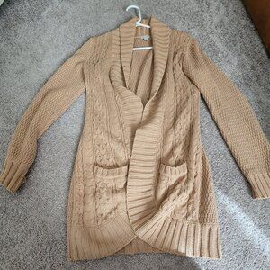 GUESS Cardigan, Long with pockets, Size XS